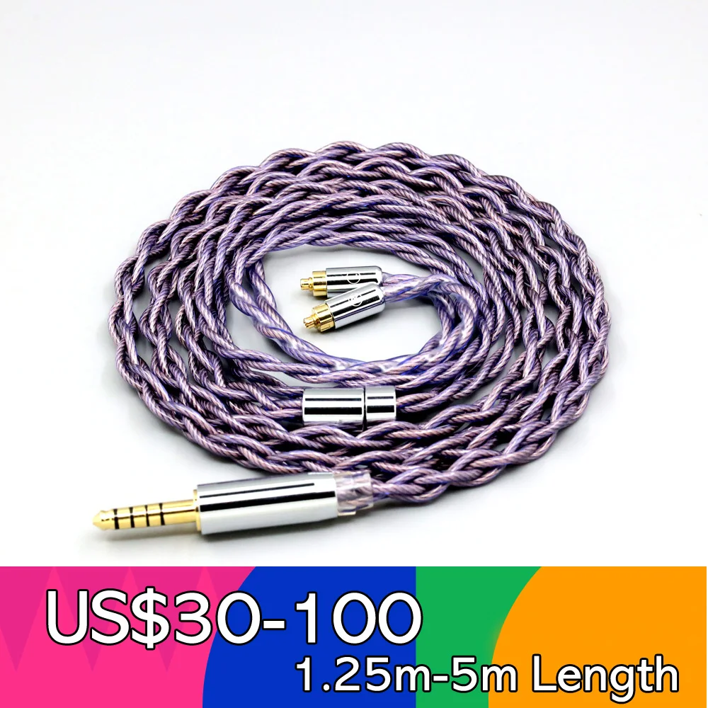 

Type2 1.8mm 140 cores litz 7N OCC Headphone Earphone Cable For Dunu dn-2002 4 core LN007875