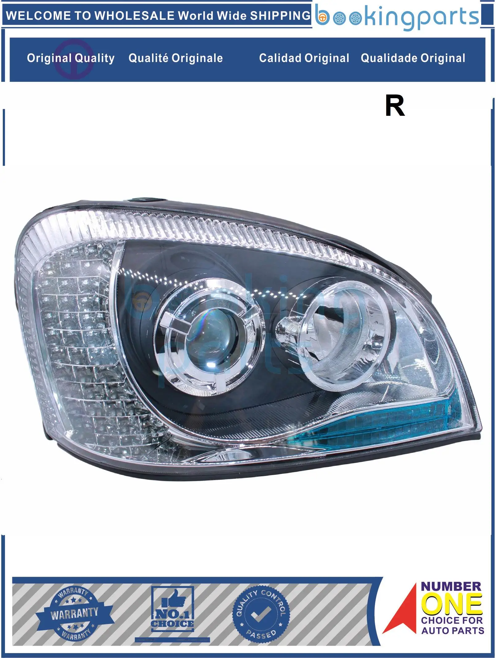 HEA72639(R),92102-V1030,92102V1030,92102v1030 Headlamp For JAC REFINE M1 2003-2016