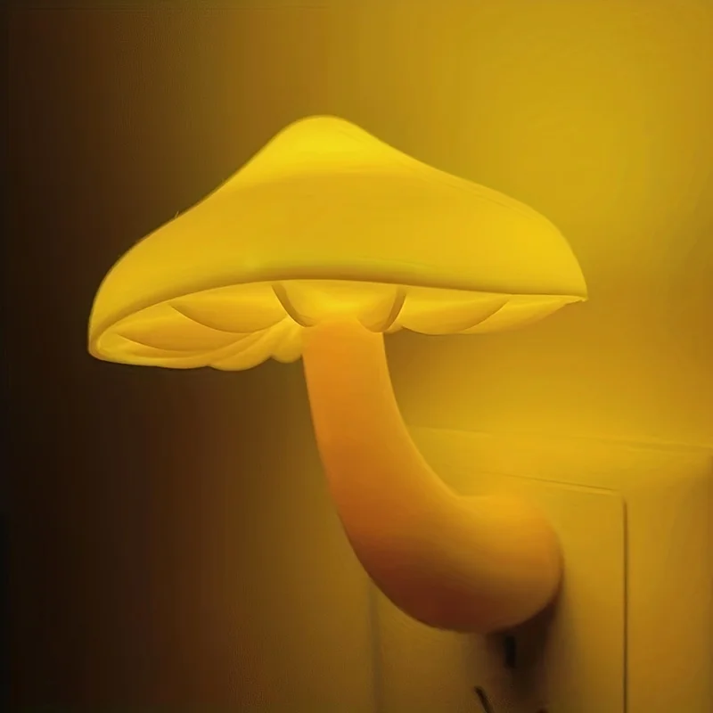 Mushroom Shape Night Sensor LED Night Light Automatic Sensor Light Touch Night For Hallway Bedroom Living Room