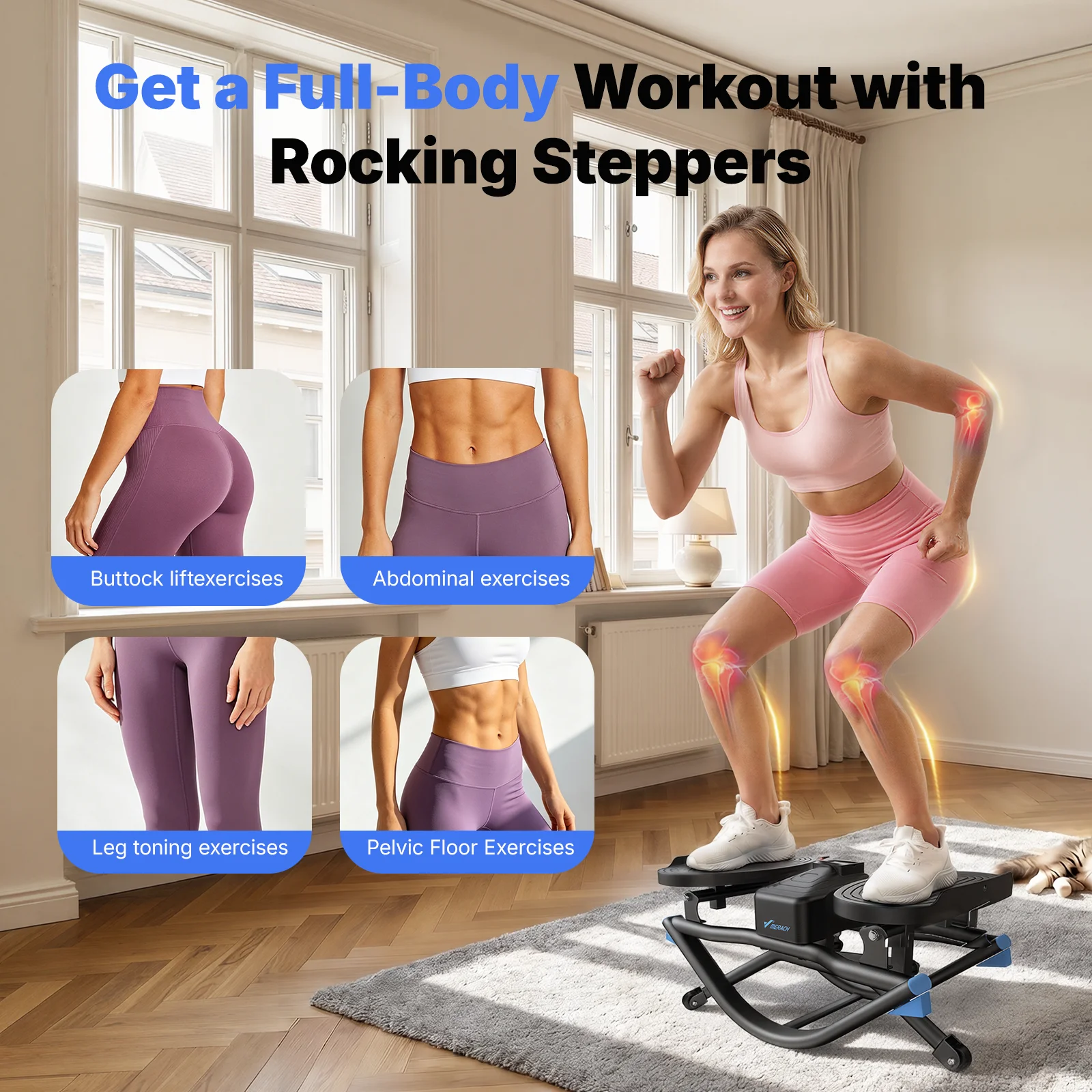 جهاز تمارين روك ستيبر من ميرات - مراجعة Home Gym In Apartment وسعره