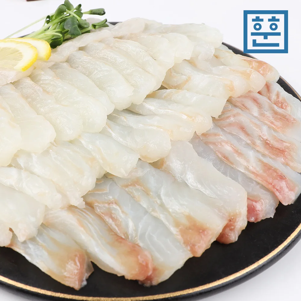 شريحة سمك مسطح طازج ساشيمي ، شرائح ، سمكة ، منزلية