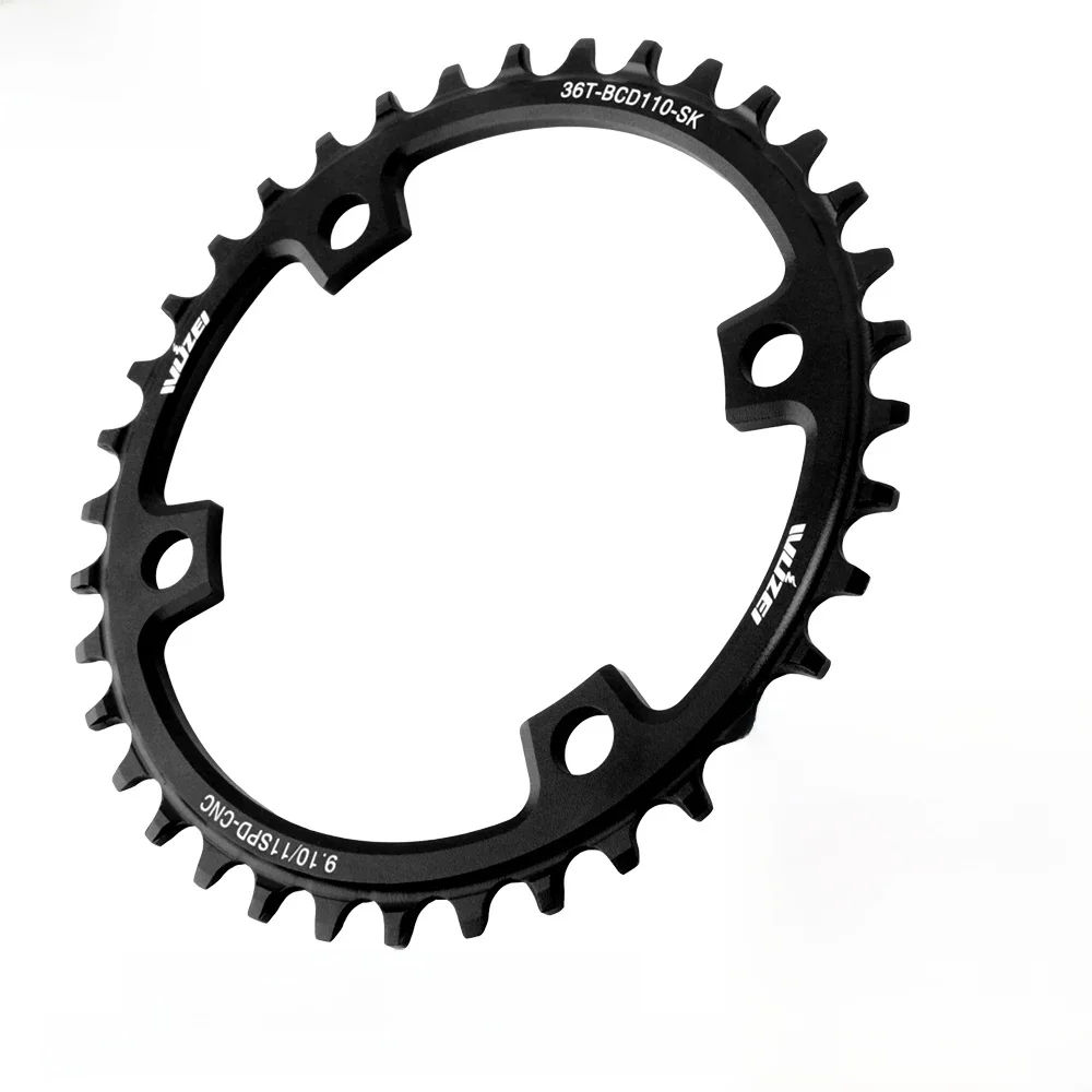 AliExpress WUZEI Road Bike Chainring 110 BCD 36/38/40/42/44/46/48/50/52/54/56/58T Narrow Wide Stars Sprocket 4 Bolts for Shimano R7000 4700