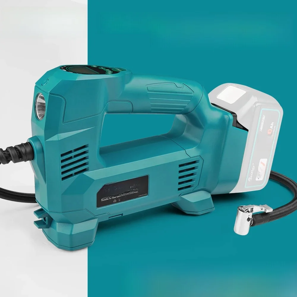 AliExpress Waitley Air compressor portable air inflator for Car tyre / motorcycle/ bicycle/ Outdoor Cordless Electric Pump / for makita 18V battery