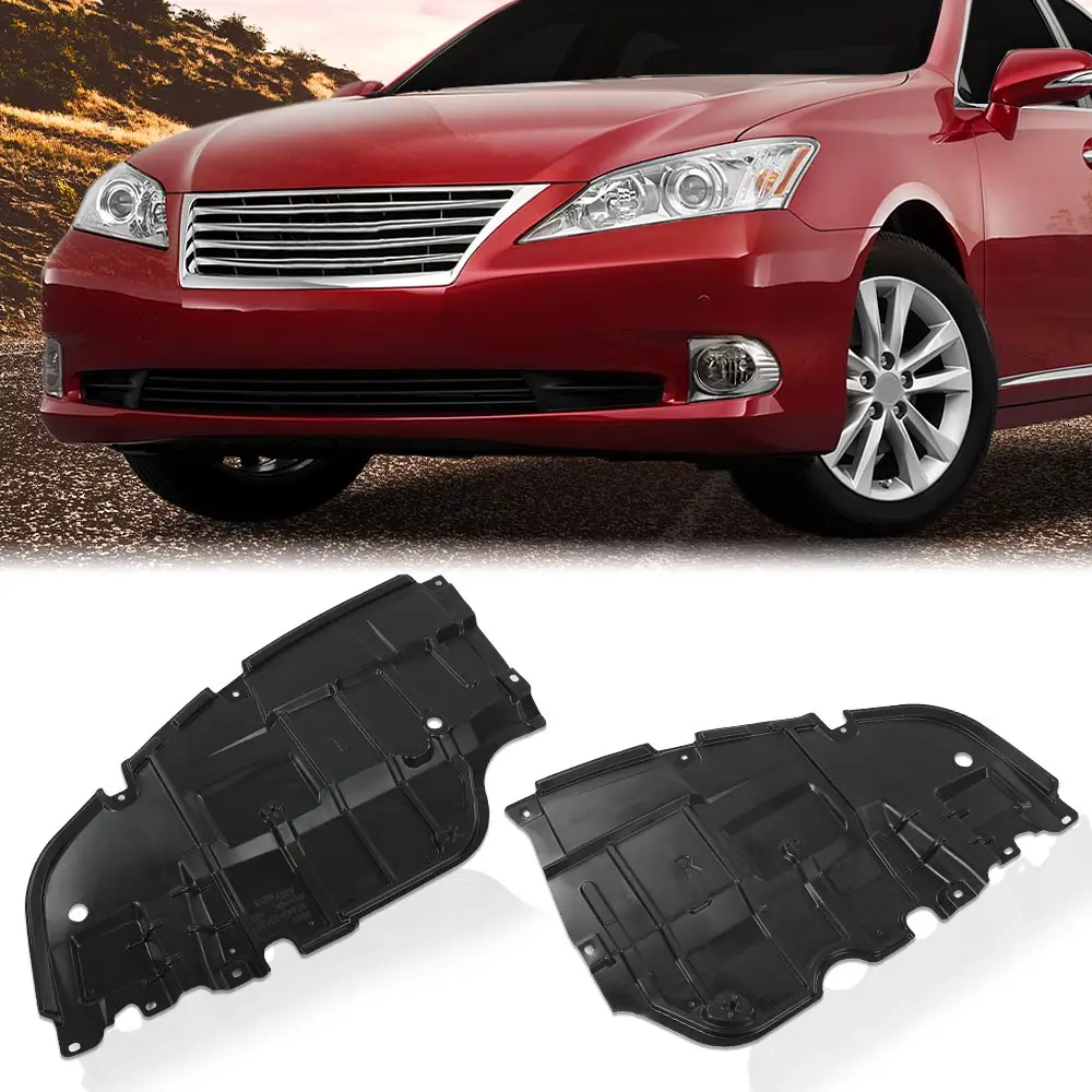 

Front Engine Splash Shield under Cover Lh + Rh Side Fit for 2007-12 Lexus Es350 5144133120 5144233120 Underbody Protective Panel