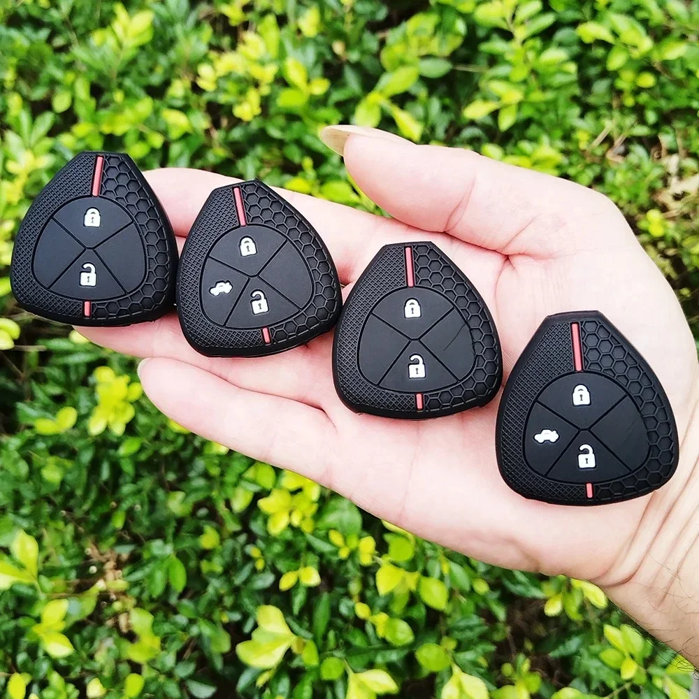 2024 Silikonowy brelok do kluczy samochodowych z dostępem bezkluczykowym do Toyoty Avalon Camry Corolla Venza RAV4 Yaris Matrix Key Cover — zdjęcie 2