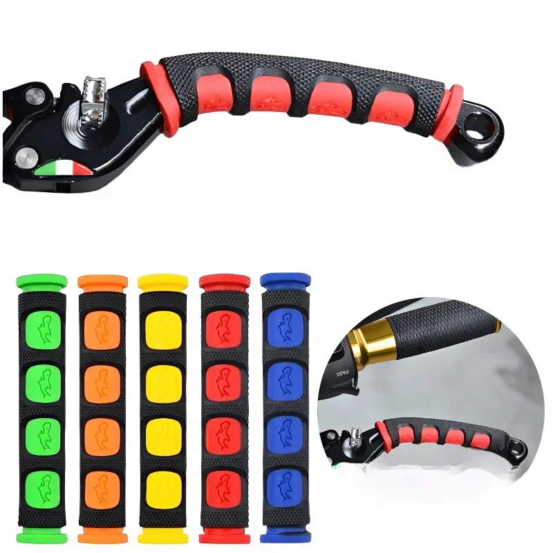 AliExpress Motorcycle Brake Handle Silicone Sleeve Soft Anti-Slip durable Moto Bicycle Protective Handlebar
