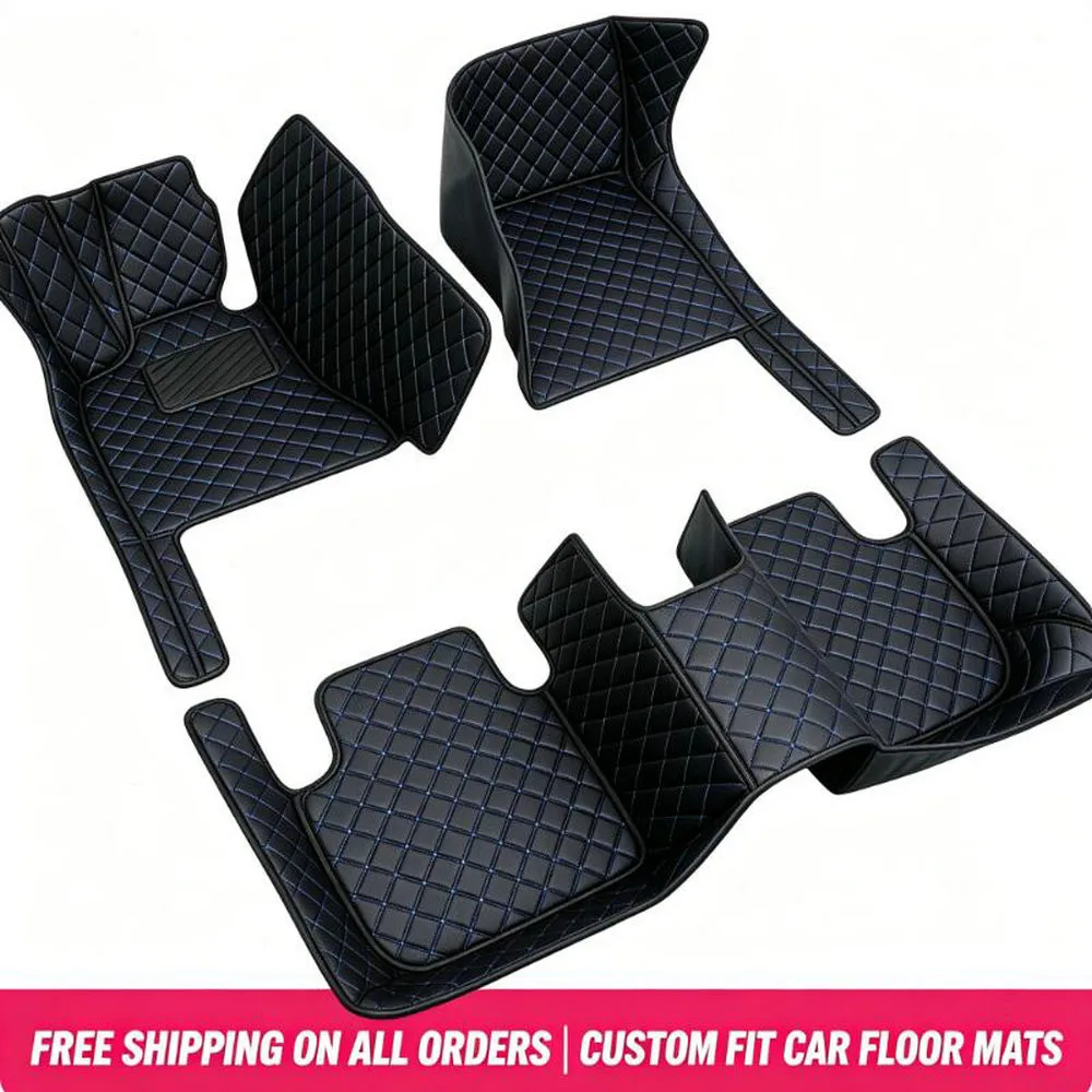 Tapis de sol sur mesure pour SUV, pour Skoda Octavia Scout 1Z Ambition 1.9 2004-2013, ensemble complet 5 places, antidérapant, en cuir imperméable, accessoires d'intérieur