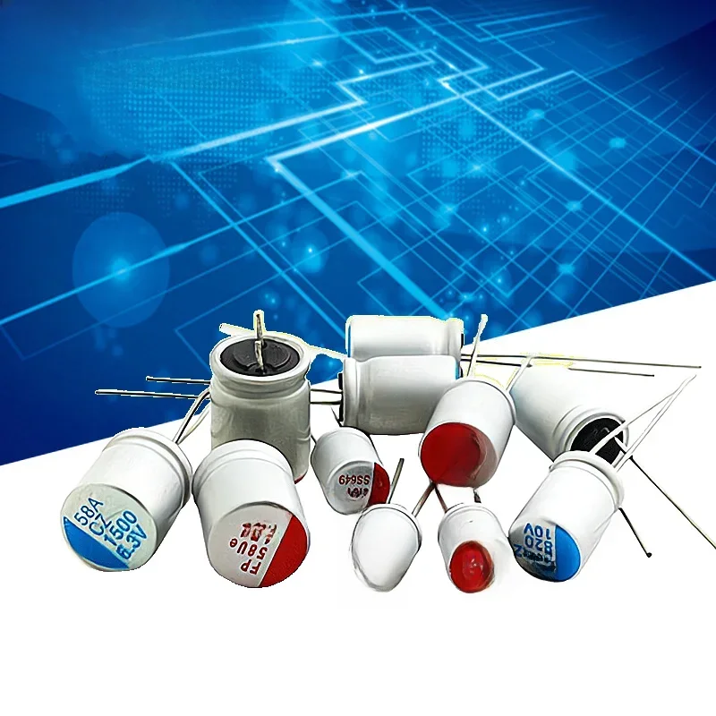 10 szt. 100UF 270UF 330UF 470UF 560UF 680UF 1000UF 1200UF 2.5V 4V 6.3 10V 16V nowa karta graficzna kondensator stały — zdjęcie 2