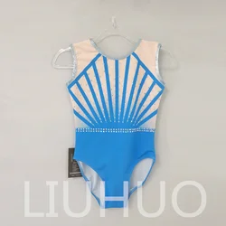Gymnastic Dress Bodybuilding Competition Dress Female Children Performing Professional Gymnastic Dress BD8129