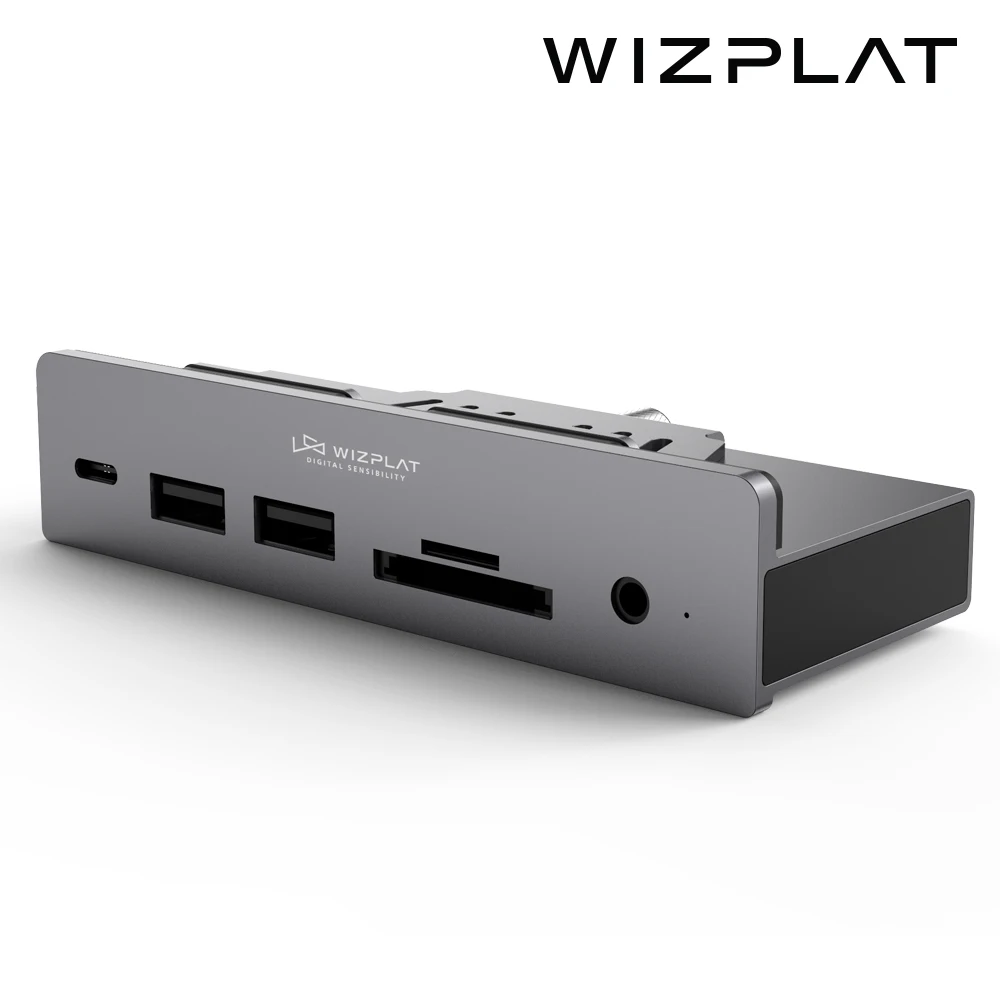 WIZPLAT WIZ-H52PRO 7 in 1 Multi USB Hub M4 M3 M1 NEW iMac-one fixed hub HDMI SD Card Audio