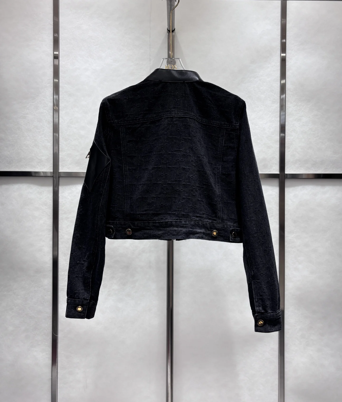 

High quality autumn and winter women's jacquard denim jacket HL083