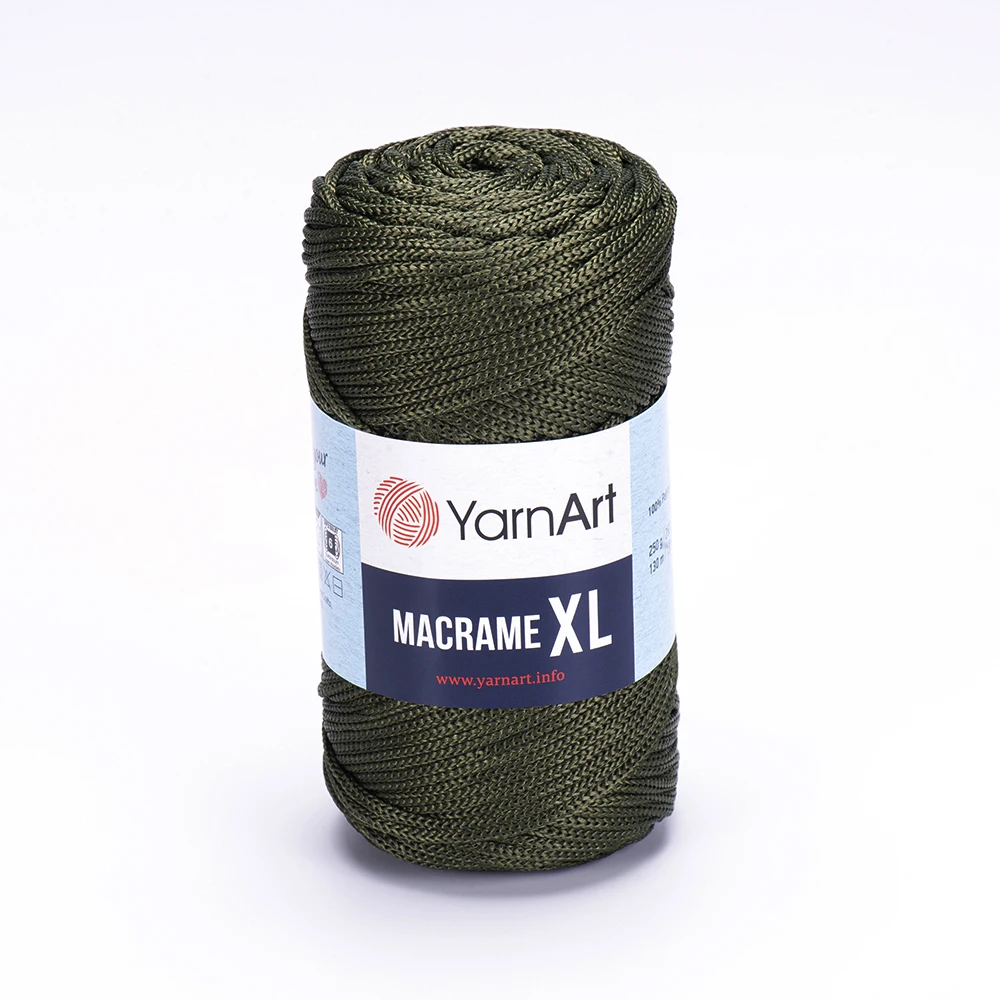 YarnArt Macrame XL Yarn - 27 Color Options - 130 Meters(250gr) - Polyester - Wall Ornament - Cover - Curtain - Basket - Flower Pot -  Cardigan -