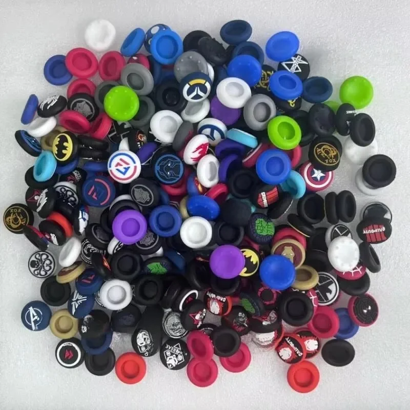 50 pcs/lot expédition aléatoire mélange de couleurs pour Ps4 Ps5 pour Xboxone série S X Joystick pouce bâton poignée capuchon en Silicone