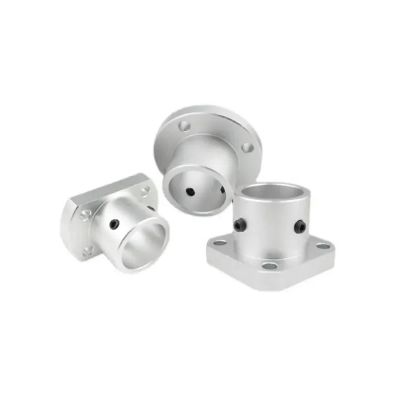 Arbre de Type montage à bride ronde à manches longues, 1 pièce, prend en charge les composants d'automatisation du mouvement linéaire, en Stock