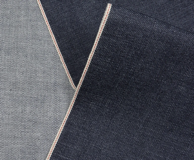 13.6oz Jean Jacket Pants Rope Dyed Selvedge Denim Material Right Hand Twill Selvage Quality Denim Jeans Fabric Suppliers W286823