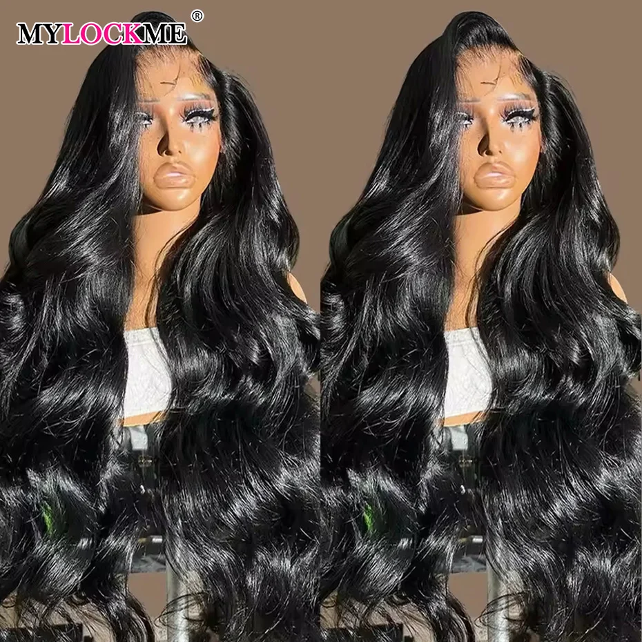 13x4 13x6 HD Lace Frontal Wigs Human Hair Body Wave Lace Front Human Hair Wigs for Women 30 Inch 4x4 Lace Closure Wig MYLOCKME