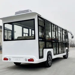 Electric Minibus 14 Passengers Resort Sightseeing City Bus Electric Tour Bus Airport Villa Scenic Area Mall Transportation