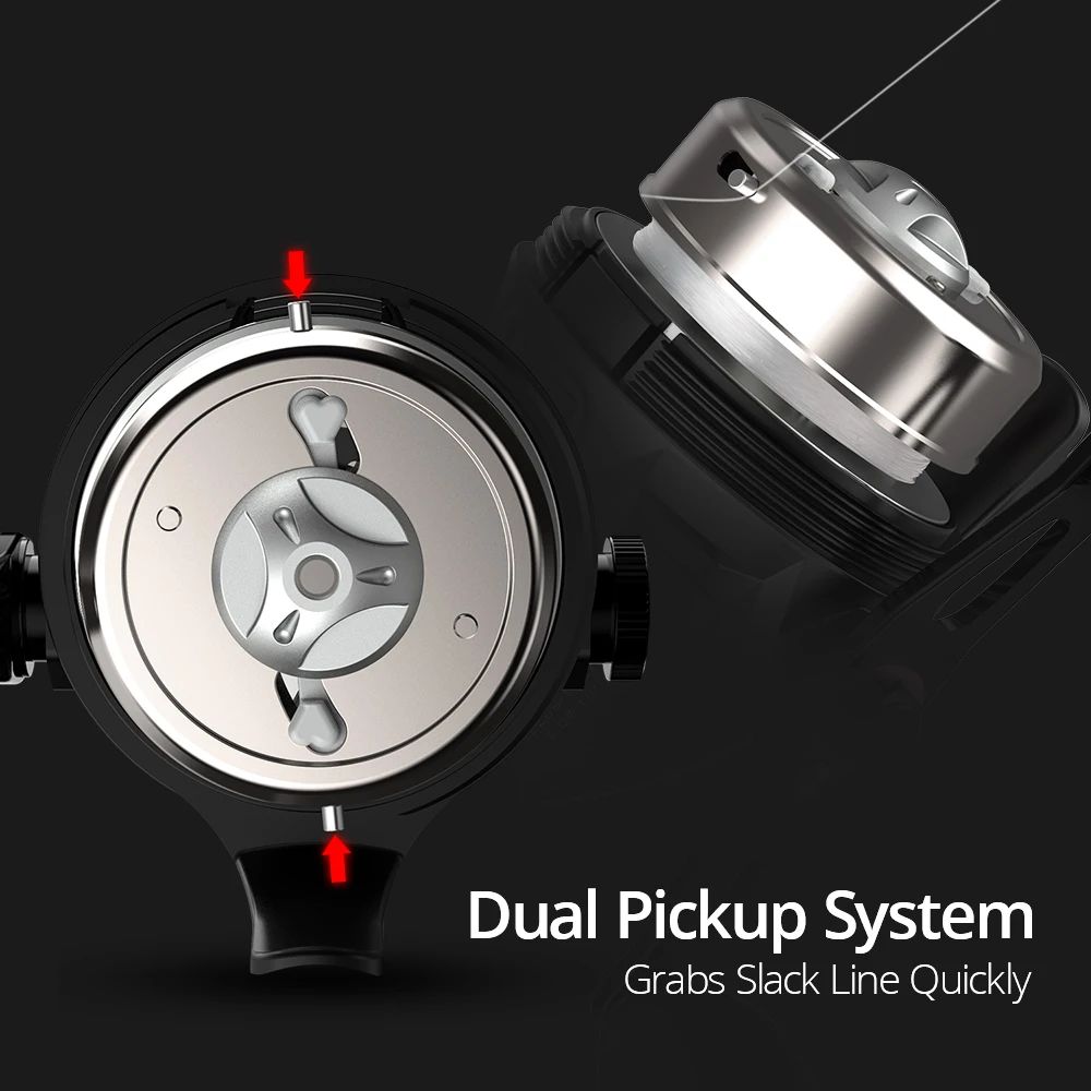 KastKing Brutus Spincast Fishing Reel Easy to Use Push Button Casting Design High Speed 4.0:1 Gear Ratio