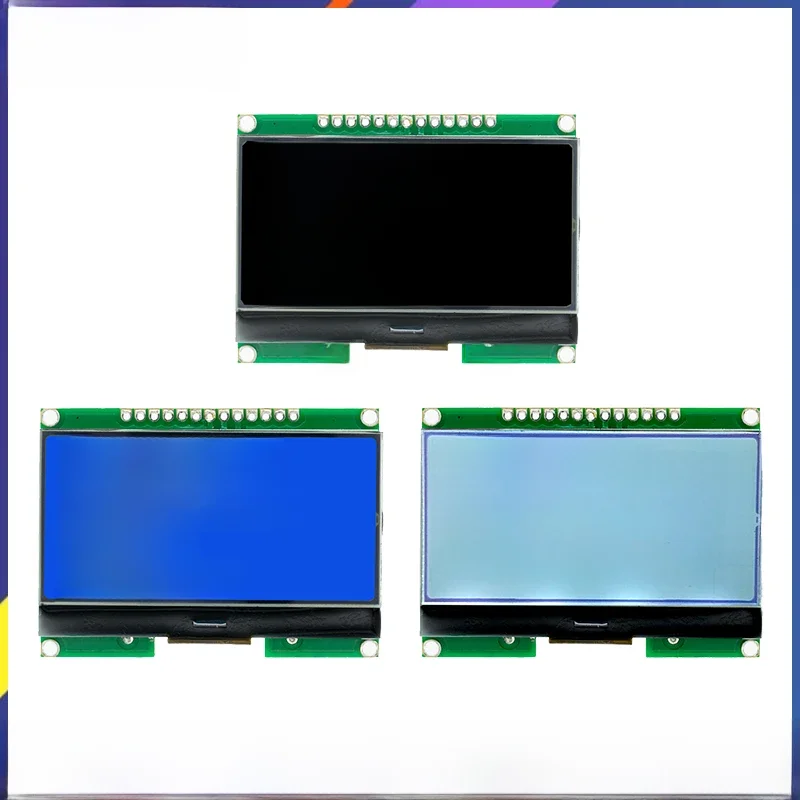 Lcd12864 12864-06D, 12864, moduł LCD, COG, z chińską czcionką, ekran z matrycą punktową, interfejs SPI — zdjęcie 2