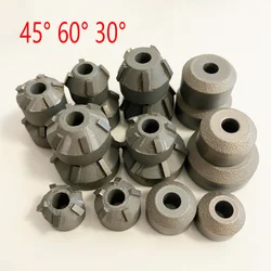 45/60/30 Degree Carbide Valve Reamer Valve Seat Cutter Grinding Wheel for Motorcycle Car Engine Valve Seat Repair Reamer Head