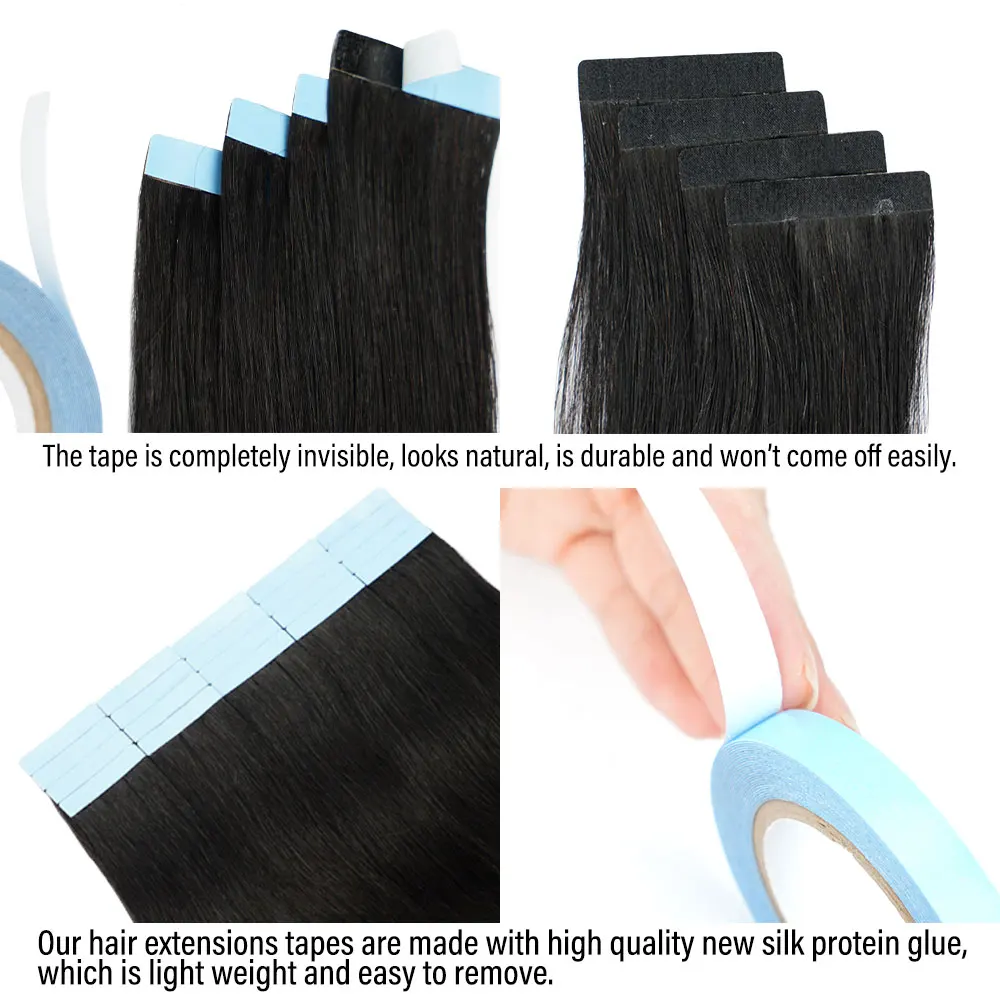 Natural Remy Human Hair Tape In Extensions Salon Quality 12\