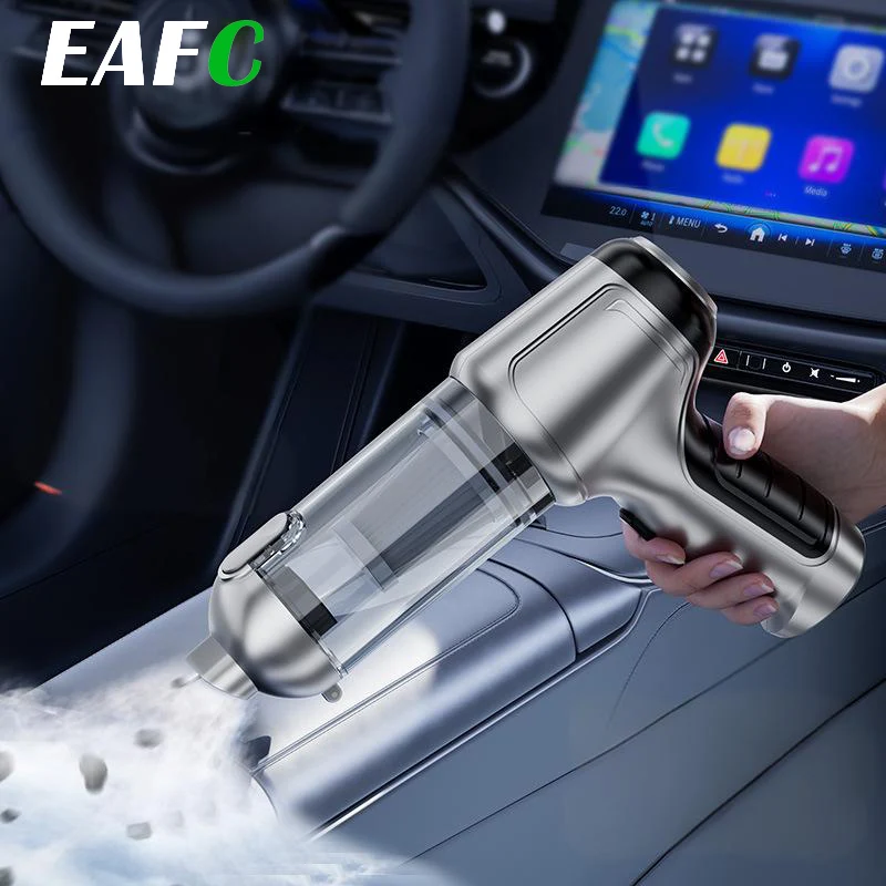 EAFC 12000PA Auto-Funk-Staubsauger, starke Saugkraft, Hand-Nass-Trocken-Staubsauger für Zuhause und Auto, Mini-Haushaltsgerät mit doppeltem Verwendungszweck