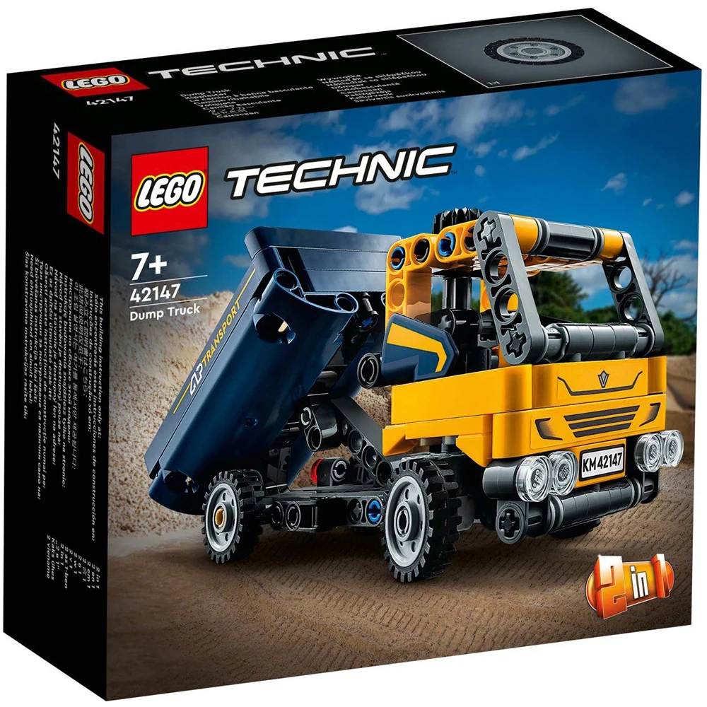 Lego Technic - Dump Truck, 42147, toys, boys, girls, blocks, pieces, original, store, official license, new, bricks, bricks, gift, man, woman, adult