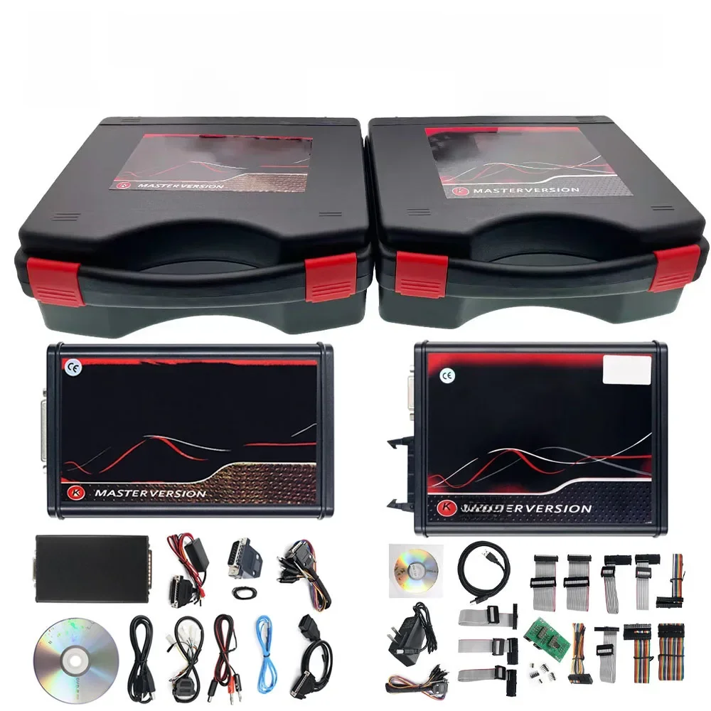 Kess V2 V5.017 Online 2.80 EU Red KTAG 7.020 2.25 OBD2 OBD 2 Auto's Trucks ECU Chip Tuning Kit Onbeperkte Reparatieset met Gereedschapskist - afbeelding 2