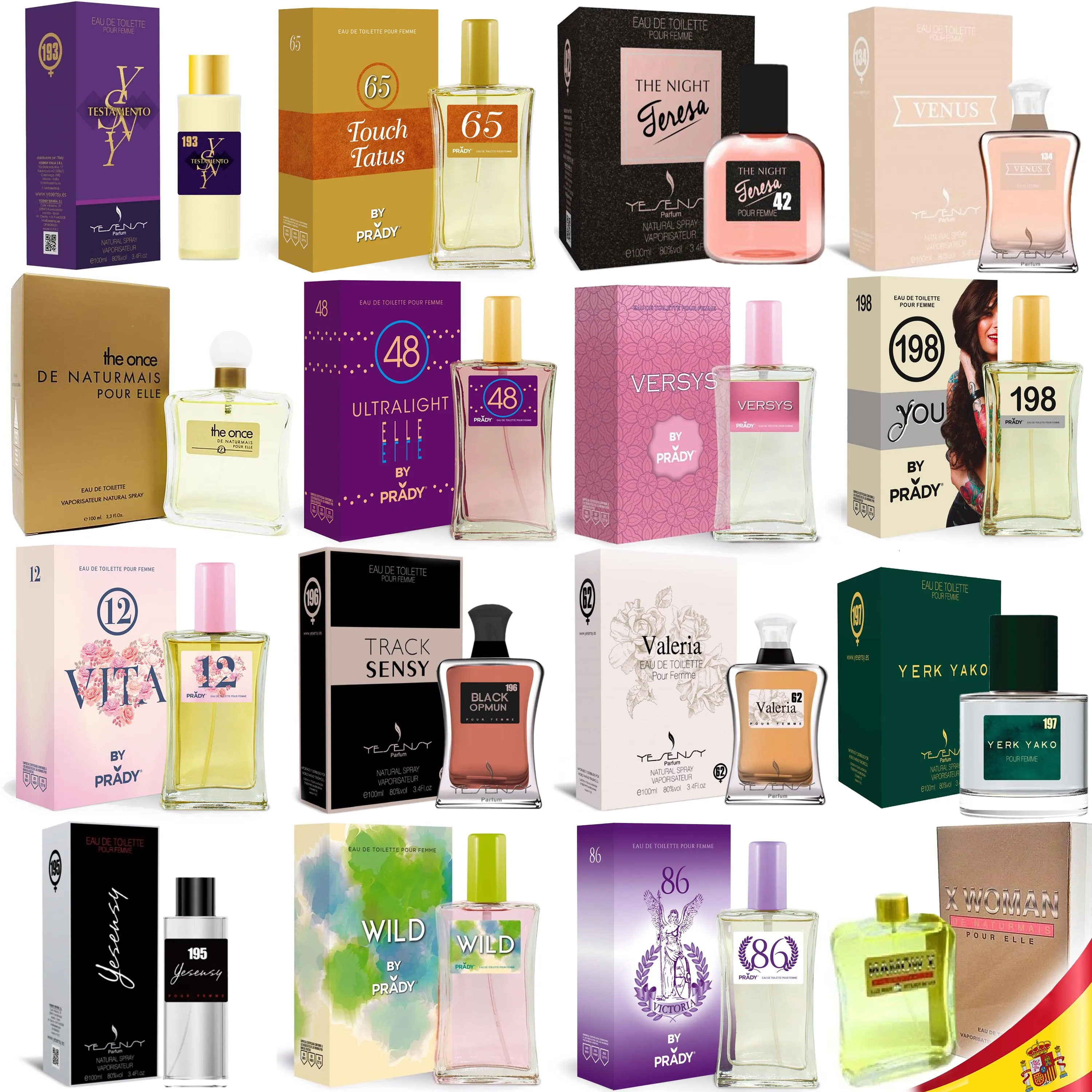 Colonia para Mujer 100ml Fragancias Femeninas con Materias Primas de Muy Alta Calidad y dermatológicamente Testadas Agua Eau de Toilette Recuerdan a Perfumes de Mayor Prestigio T - 0 Equivalentes Femeninos y Unisex