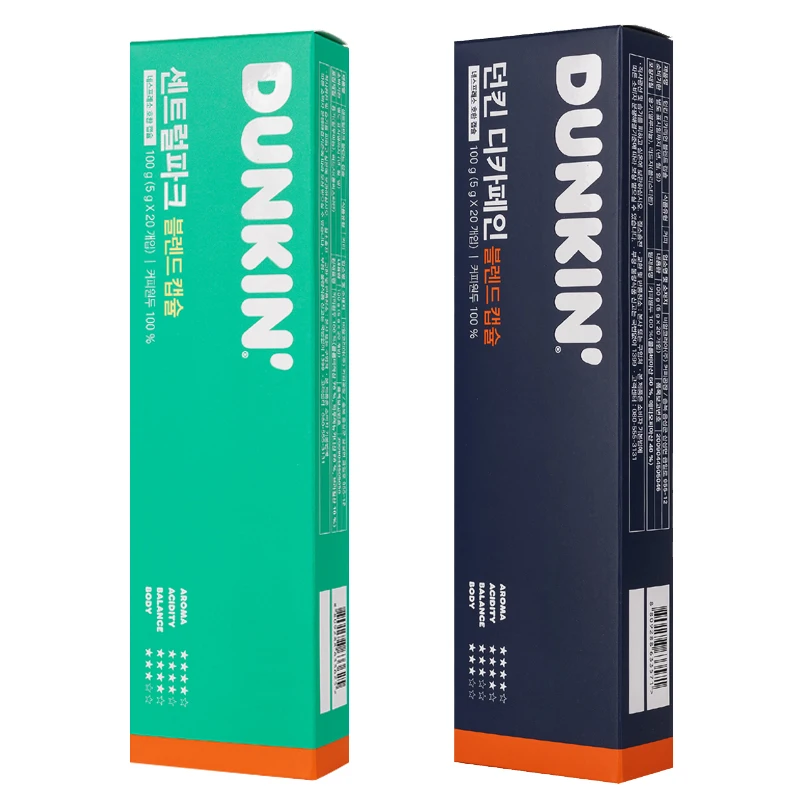 ● Nespreso compatible coffee capsule [Dunkindy caffeine 20 mouth in Central Park 20 mouth]