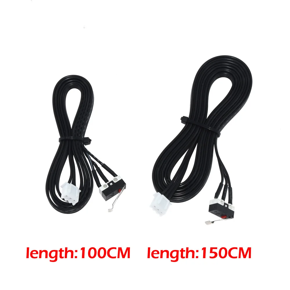 1Pcs Limit Switch 100/150cm Cable Micro Switch Stroke Reset Switch Micro Touch Switch Laser Engraving Machine Accessories