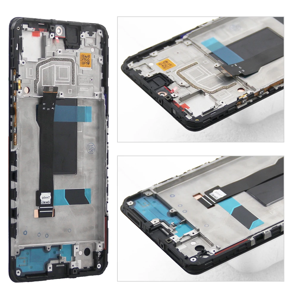 YHX-OU 6.67'' Schwarz Rahmen Display Für Xiaomi Redmi Note 11 Pro Redmi