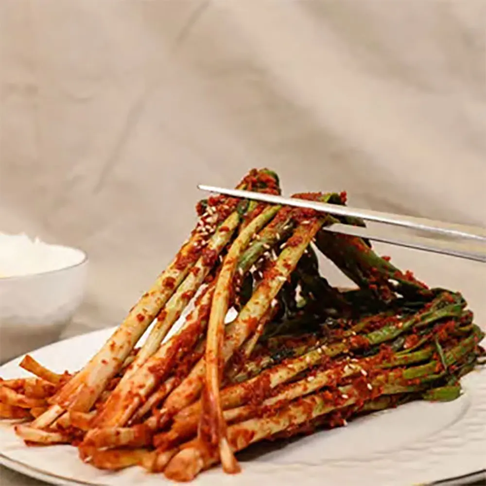 Jeolla-do style 1kg of spring onion kimchi / 100% Korean agricultural products HACCP certified facility