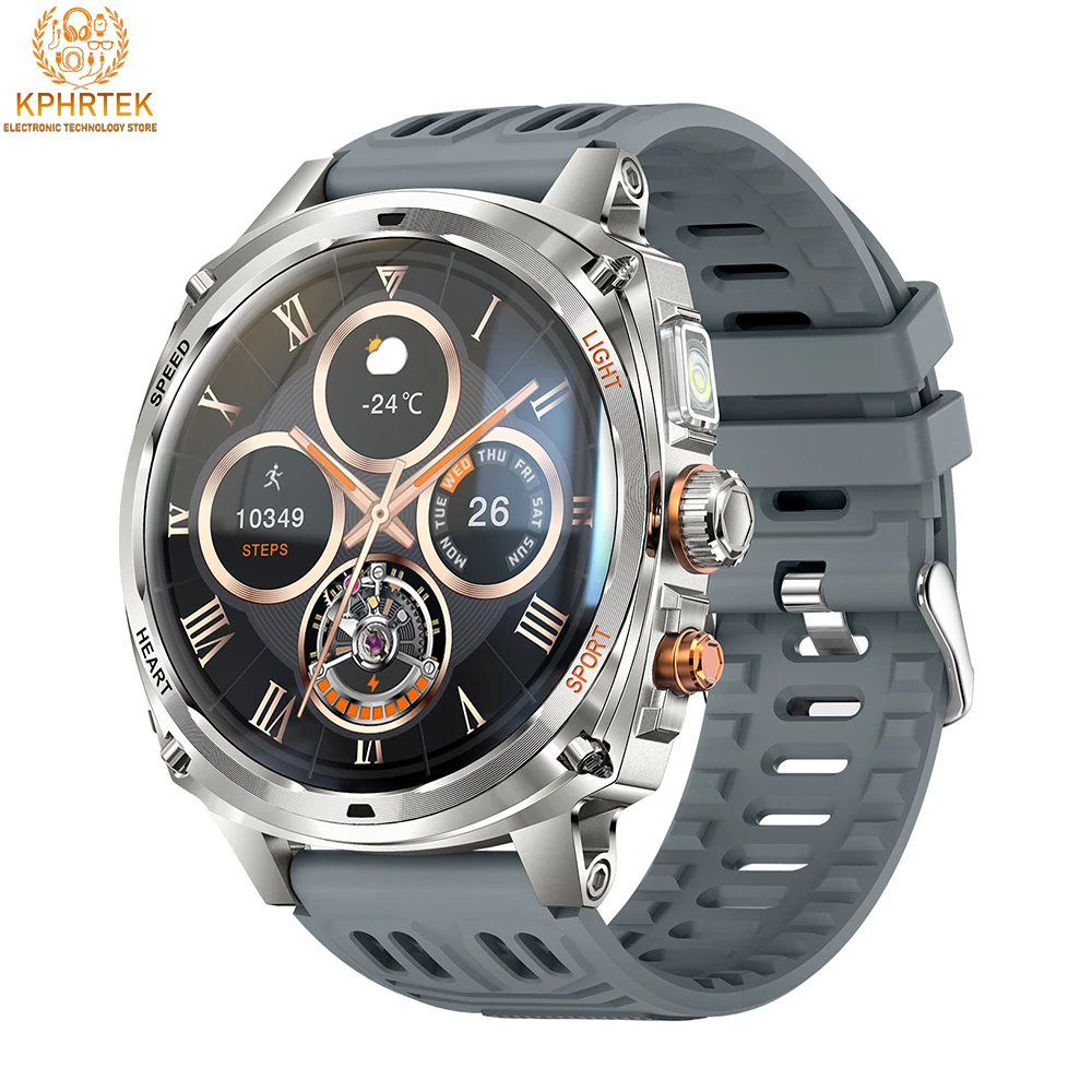 

KM200 smart watch 1.75 inch AMOLED high-end business sports waterproof Bluetooth call large battery