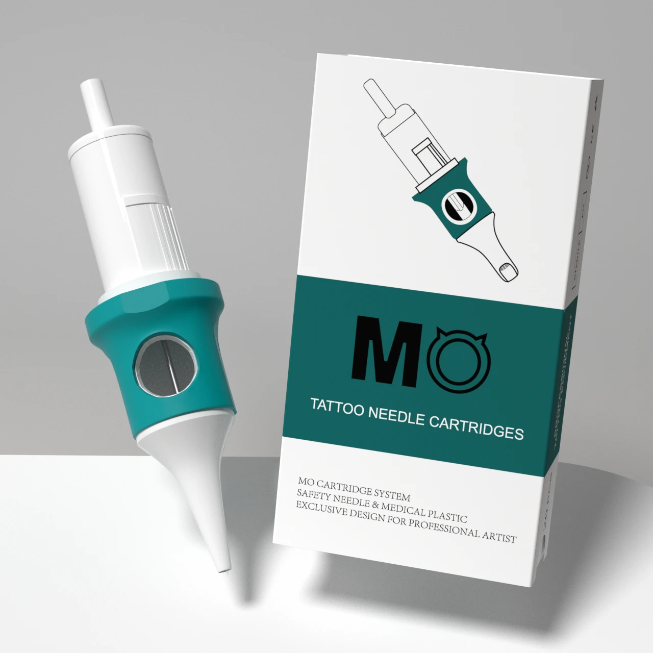 

20Pcs MO Tattoo Cartridge Needles with Membrane System Round Magnum RM0.35MM 10 0.30MM Disposable Needles for Tattoo Pen Machine