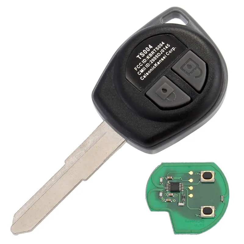 CN048004 per Suzuki Swift 2005-2010 + chiave per auto Conrol remota per Suzuki TS004 315MHz ASK TS002 433MHz FSK