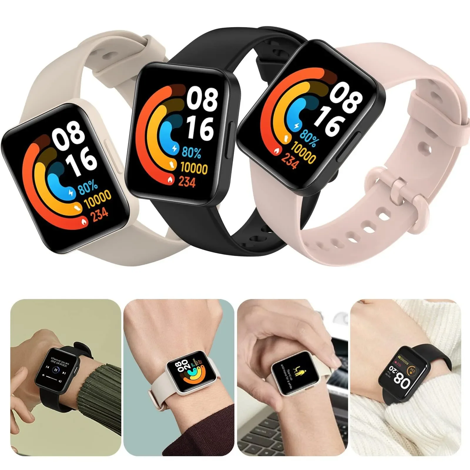 Silicone Strap For Xiaomi mi Watch Lite/Redmi Watch Lite Band Bracelet For Xiaomi Mi Watch 2 Lite/Redmi Watch 2 Lite Wristband