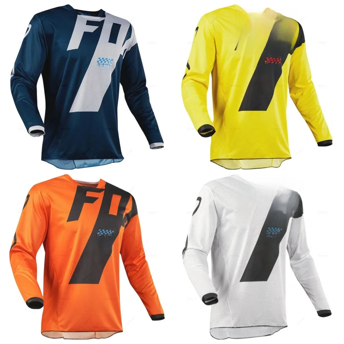 AliExpress New Fast Drying Speed Conquer Summer Long Sleeved Mountain Bike Riding Suit Off-Road Racing Suit Men's Outdoor Sports