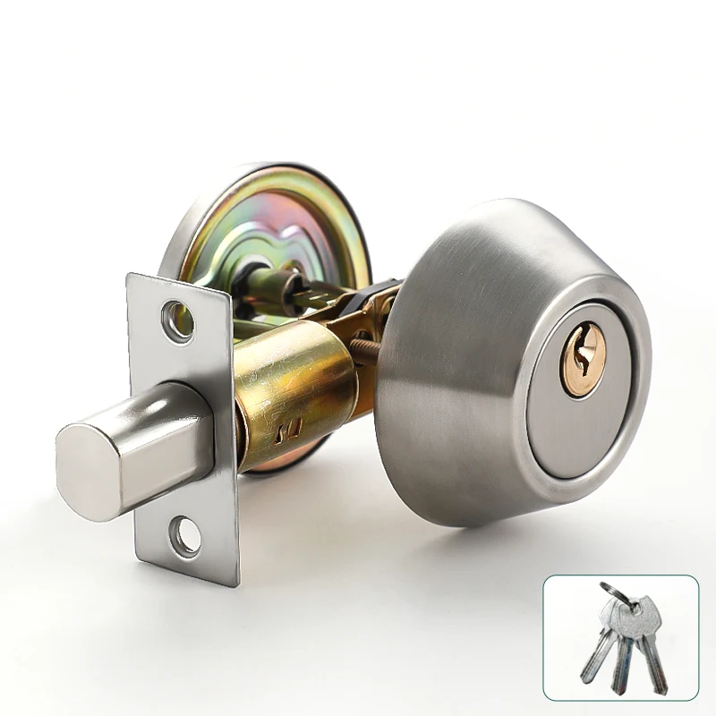 

1Pcs Invisible door anti-theft lock Reverse lock Zinc alloy/stainless steel Fit Door Thickness 35-50mm for bathroom, door, hotel