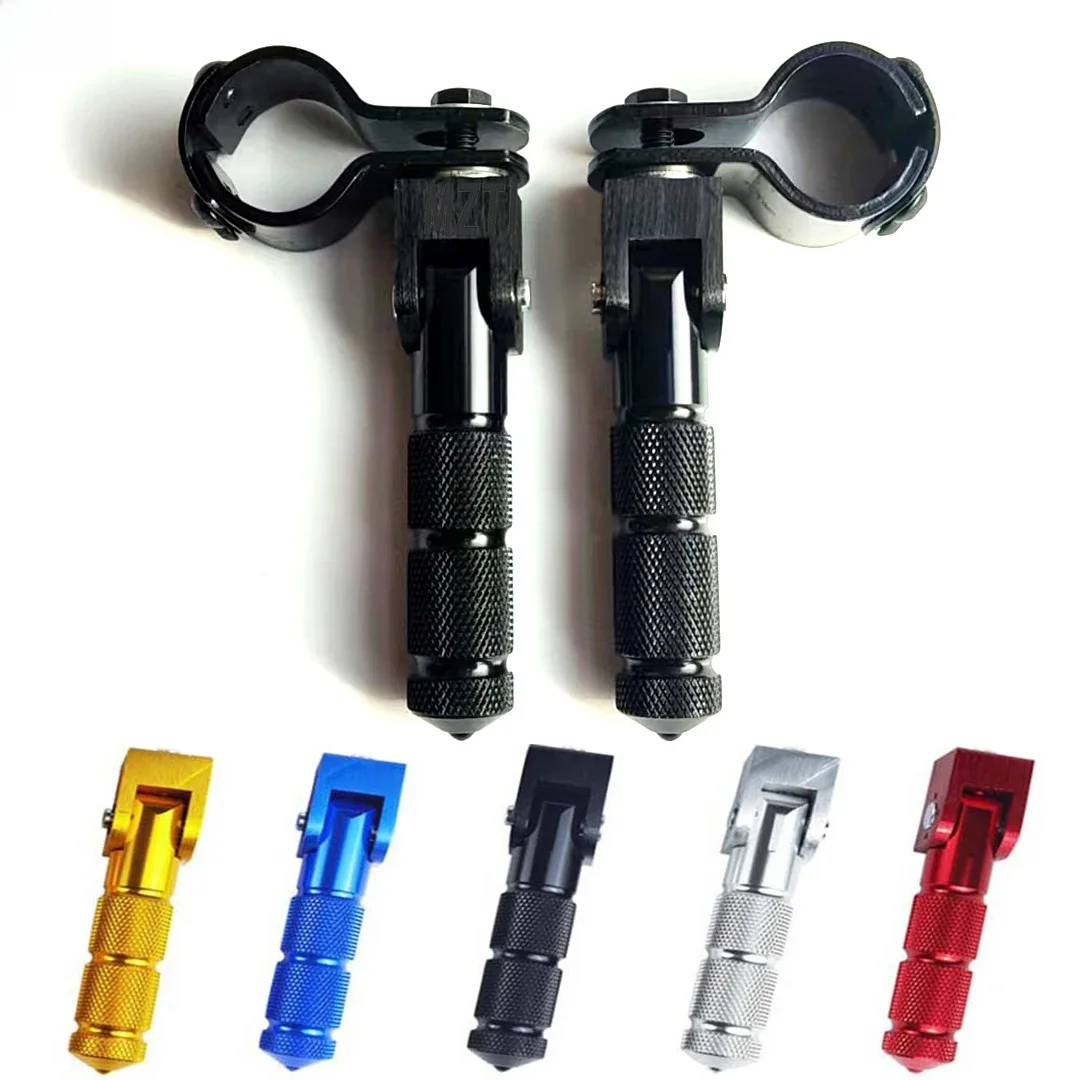 AliExpress MZTI 22-27/30-35mm New Clamp Aluminum Motorcycle Part Universal  Pedals Folded Footrest Footpeg Motorcycles ,Mopeds,Scooters,bicycle