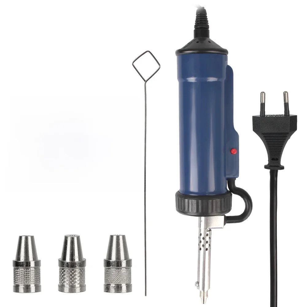 Tin Sucker Vacuüm met 3 Zuigmond EU/US Plug Solderen Verwijder Pomp Elektrische Soldeer ADT03 Nieuwe Desoldeermachine - afbeelding 2