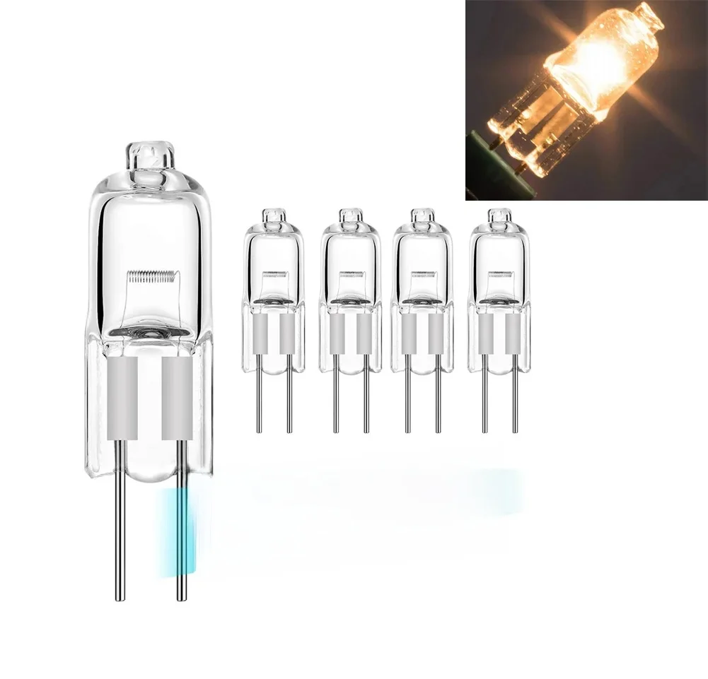 Lot d'ampoules halogènes LED JC à deux broches, lampe à capsule, lumière blanche chaude, G4, 12V, 5W, 10W, 20W, 35W, 50W, 10 pièces-30 pièces