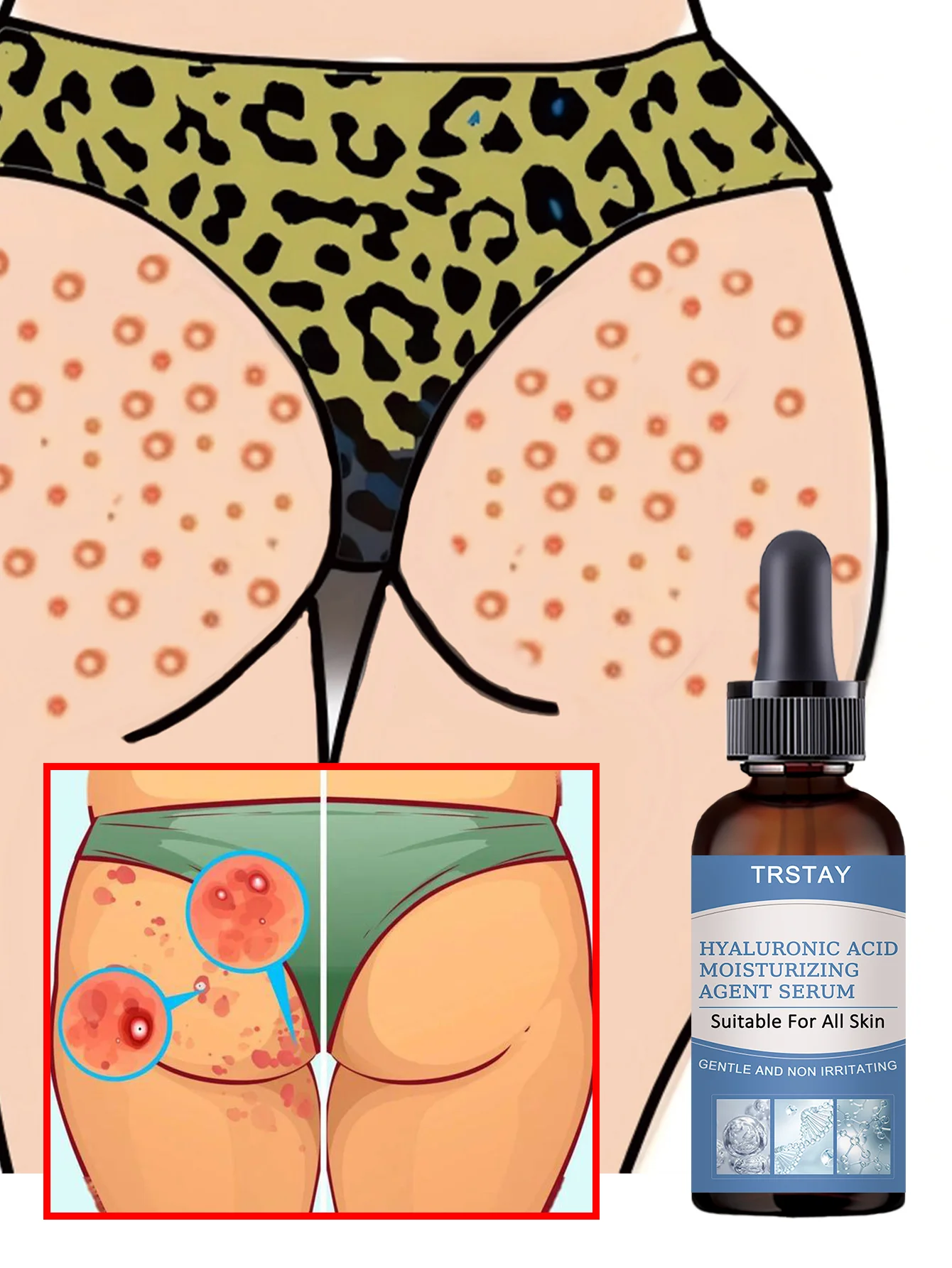 Unscented Gentle Body Moisturizing Oil with Vitamin E Repairs Dryness Dullness for Soft Smooth Skin Hydrating Nourishing Formula - Image 4