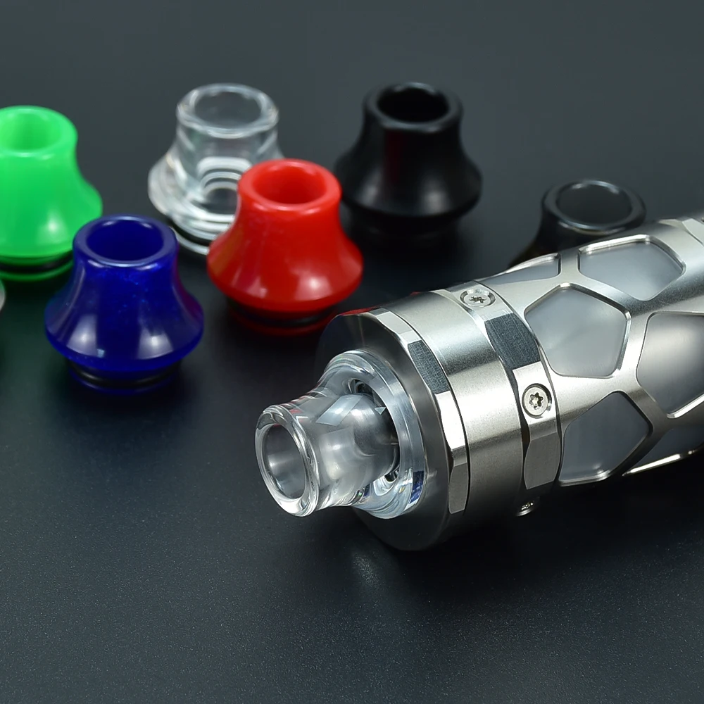 Wolfcoolvape Phong Cách 810 Nhỏ Giọt Đầu 510 Nhỏ Giọt Đầu Chất Liệu Nhựa Cho Zeus X Rta Taifun Gt5 Rta Thả V1.5 Rda