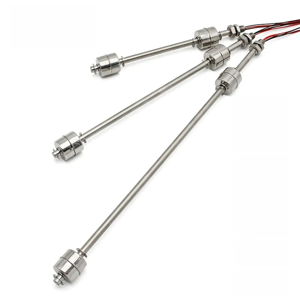 Capteur de niveau de liquide à flotteur en acier inoxydable pour réservoir, double flotteur, capteurs de débit pour piscine, contrôle de pompe 10W 50W