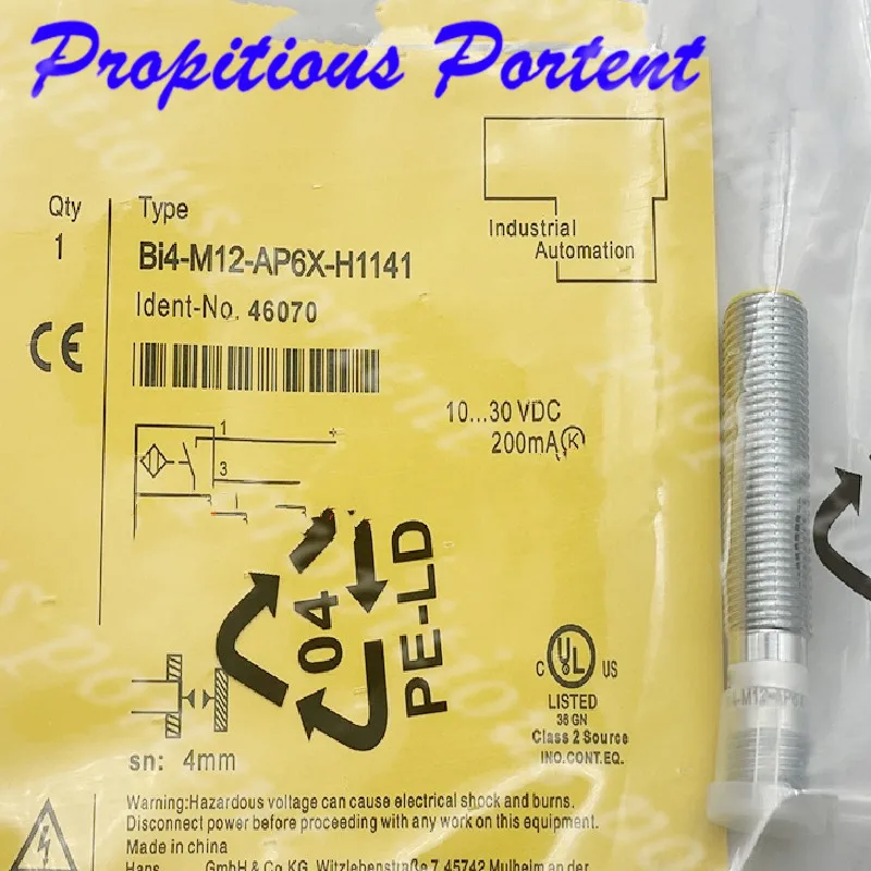 Sensor de interruptor de proximidad, piezas, 1 BI4-M12-AP6X-H1141, BI4-M12-AN6X-H1141, nuevo