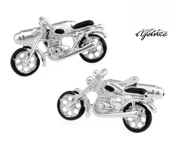 AliExpress igame iGame 8 Designs Fashion Motorcycle Cufflinks Novelty Sport Bike Design Quality Brass Material Men Cuff Links