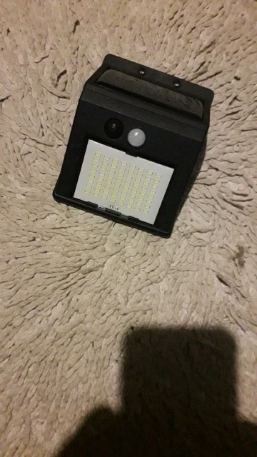 Applique murale solaire LED d'extérieur avec détecteur