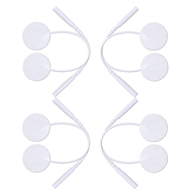 Coussinets d'électrodes auto-adhésifs de 25mm avec Gel conducteur pour stimulateur musculaire électrique EMS, masseur d'impulsion, accessoire de remplacement