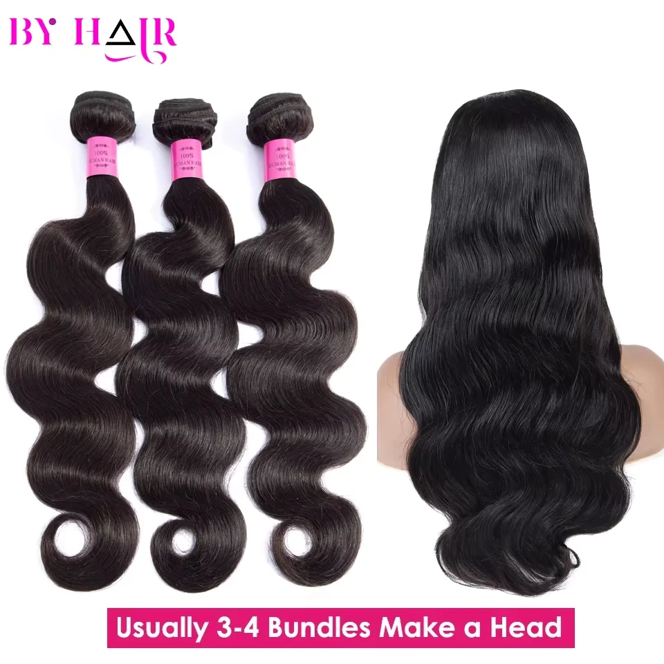 26 Inch Body Wave Bundles With Closure Brazilian Hair Weave 3/4 Bundles With Closure Natural Human Hair Bundles With 2X6 Closure image 5